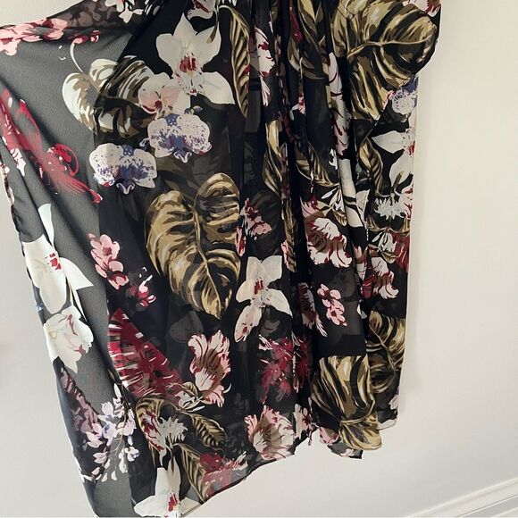 Walter Baker NWT Caftan Tulum Floral Swim Cover Up Resortwear Cruise Pool OS - Picture 4 of 9